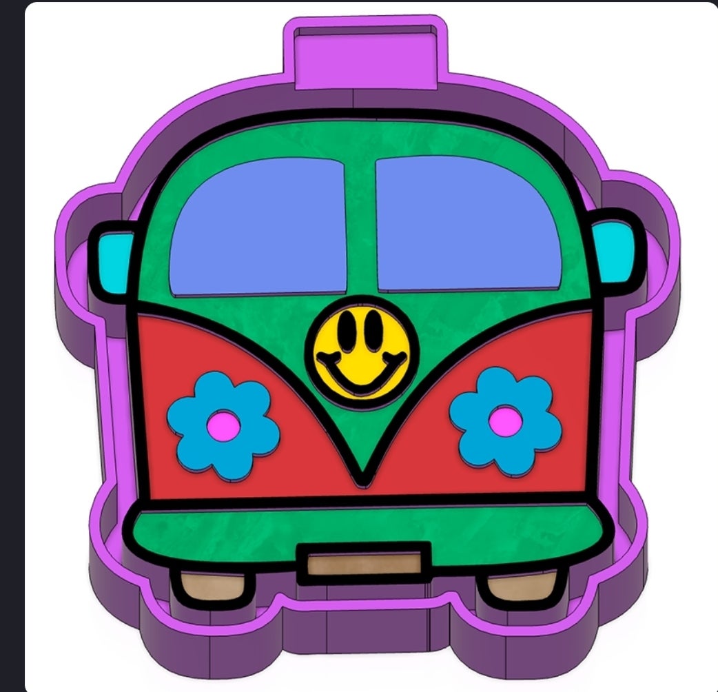 Hippie bus desert dreamer molds tat 7 18 business days